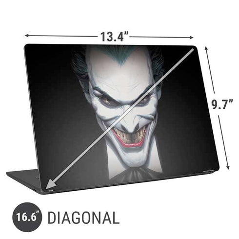 DC Comics The Joker Portrait by Alex Ross Universal Laptop 16.6in (13.4 x 9.7in) Skin